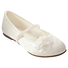 John Lewis Rose Sequin Ivory Shoes